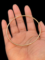 14K Gold the Perfect Bangle 2mm Round Stacking Bangle