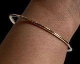 14K Gold the Perfect Bangle 2mm Round Stacking Bangle