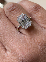 14K Gold Diamond Mosaic Ring 4.5 carat look