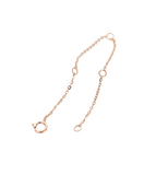 14K gold 4 inch chain extender for necklace bracelet anklet