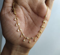 14K Gold and Diamond drops Shaker choker necklace dreamer