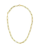 14K Yellow Gold 4.2 x 11mm Paperclip Chain