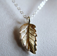 Simpleaf a Spring necklace Sterling silver SALE