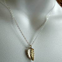 Simpleaf a Spring necklace Sterling silver SALE