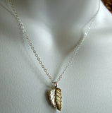 Simpleaf a Spring necklace Sterling silver SALE