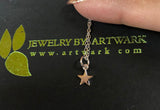 Sterling silver tiny star necklace star pendant star charm christmas gift birthday gifts for her silver star jewelry silver star necklace