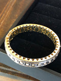 Diamond slice polki diamond bangle bracelet 3 carat rosecut diamond bracelet best seller