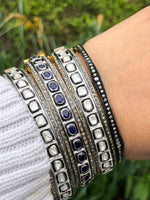 Diamond polki bangle custom made custom size emerald ruby blue sapphire precious gemstone bangles personalized Sterling silver Gold