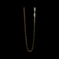 14K Gold Paperclip chain 1.5mm x 4mm
